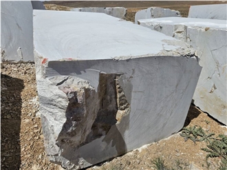 Persian River Silver Grey Marble Rough Blocks