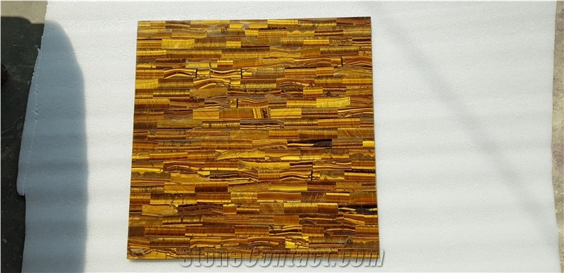 Tiger Eye Semiprecious Stone Slabs