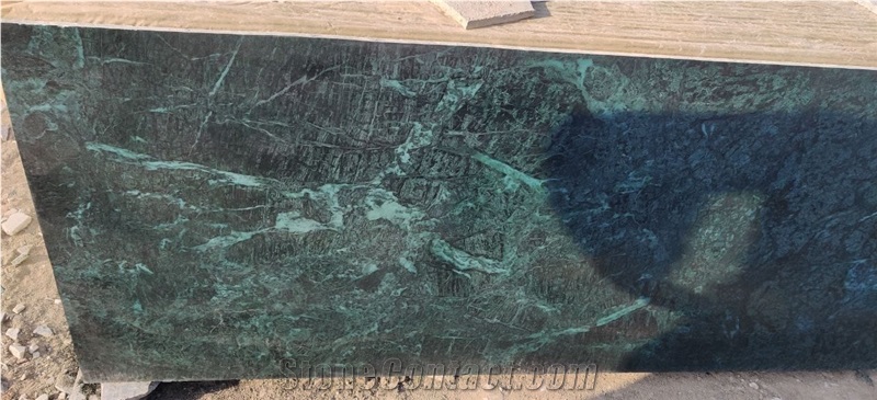 India Green Marble Slabs, Marble Tiles