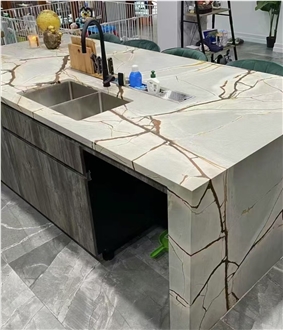 Deep Blue Quartzite Kitchen Island Tops Benchtop