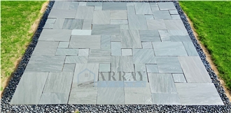 Kandla Grey Sandstone - Natural R Mixed Sizes Paving Stone Tiles