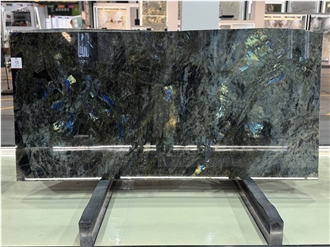 Lemur Blue Madagascar Granite With Blue Crystal Slabs