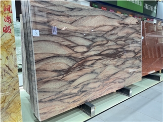 Red Colinas Brazil Polished Quartzites Slabs For Floor
