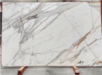 Calacatta Gold Marble Slabs For Home Interior Decoration