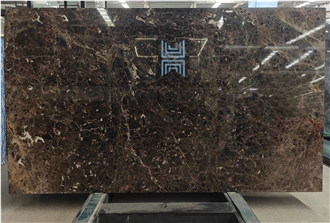 Dark Emperador Marble Slabs For Wall And Floor Decoration