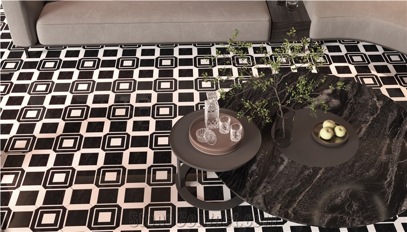 Modern Design Green Mosaic Tiles For Bathroom Wall