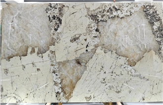 Pandora White Luxury Quartzite For Wall Decoration Tiles