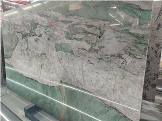 Royal Green Quartzite Slabs For Home Wall Floor Decoration