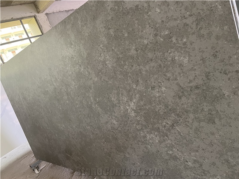 Factory Direct Supply Antique Grey Artificial Quartz Slabs