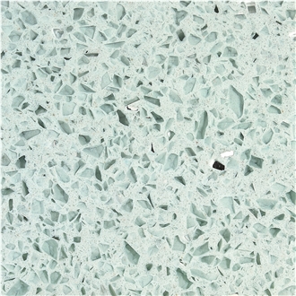 Factory Supplier Green Crystal Quartz Slabs Wholesalers