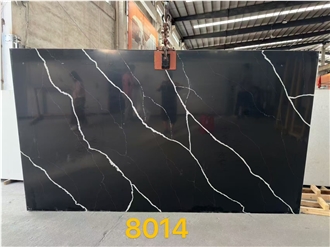Factory Wholesale Black Kitchen Counter Quartz Tiles