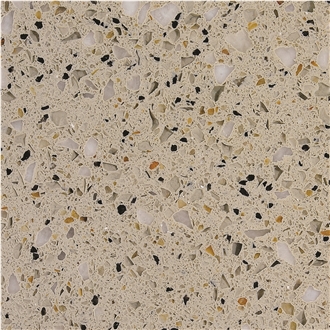 Gold Quartz Slabs For Hotel Decoration