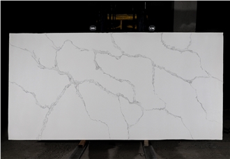 Honed Artificial Stone White Quartz Slabs Tiles