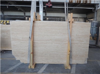 Denizli Light Travertine Slabs