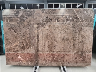 Pebble Brown Marble Slabs