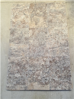Silver Travertine Standart Tumbled Tiles