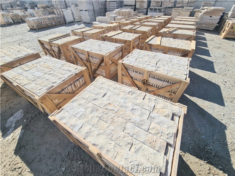 Travertine Light  Split Wall Stone