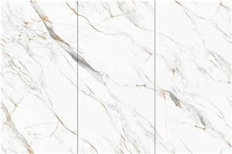 3200*1600 Fish Belly White Matt 1.2Cm Sintered Stone Floor
