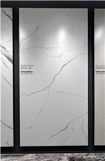 3200*1600 Snow White White Matt 1.2Cm Porcelain Tiles