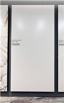 China Butterfly White Matt 1.2Cm Porcelain Slabs