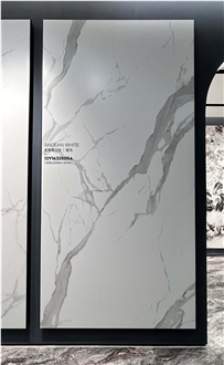 China Carrara White Matt 1.2Cm Porcelain Slabs