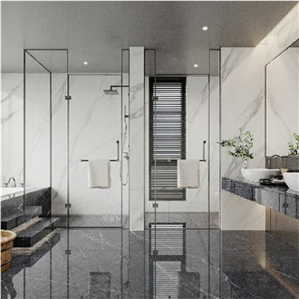 China Fish Belly White Porcelain Glossy 12Mm Bathrooom Design