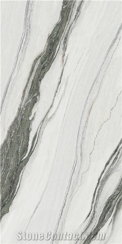 China Verde Prato Glossy Green 12Mm Sintered Stone Slabs
