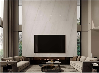 Chinese Ariston White Polish 12Mm Sintered Stone Tiles