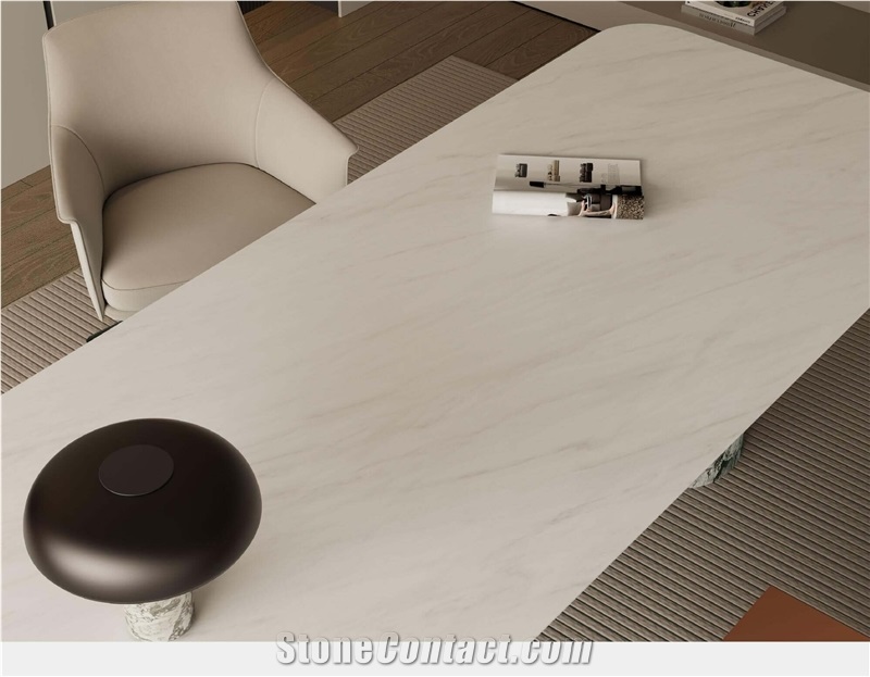 Snow Mountain Sintered Stone Restaurant Table Tops