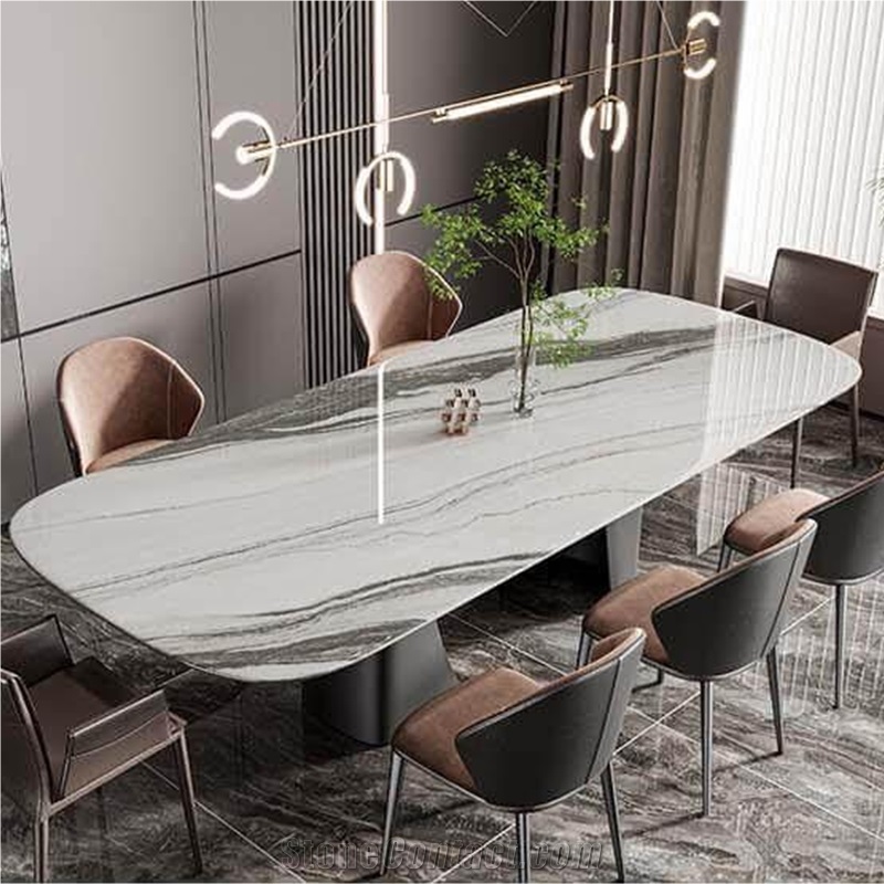 Verde Prato Green Sintered Stone Table Tops