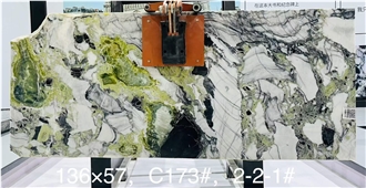 Chinese Green Jade Marble Slabs