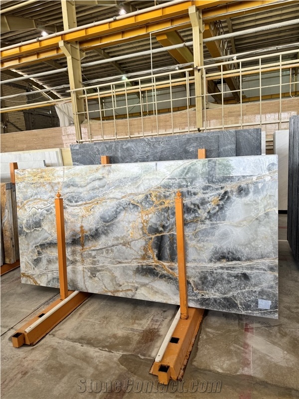 Ocean Black Onyx Slabs