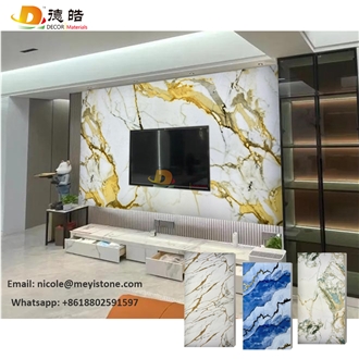 Backlit Onyx Lightweight Ultrathin Artificial Stone Slabs