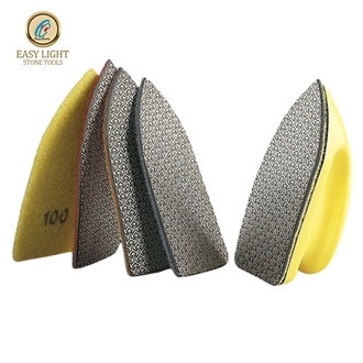 Diamond Hand Sanding Block Electroplated Hand Polishing Pad