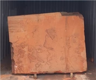 Red Travertine Slabs