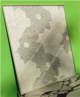 Timeless Calacatta Oliva Lotus Leaves Backsplash Mosaic