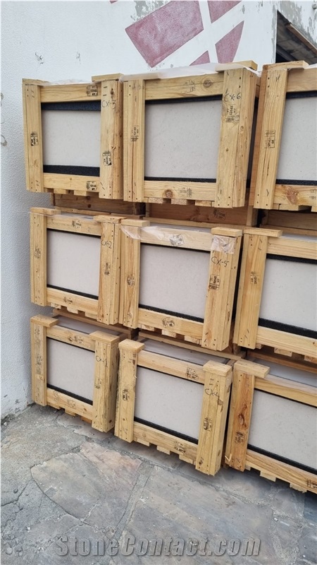 Beige CM Finene Grain Limestone Tiles, Slabs