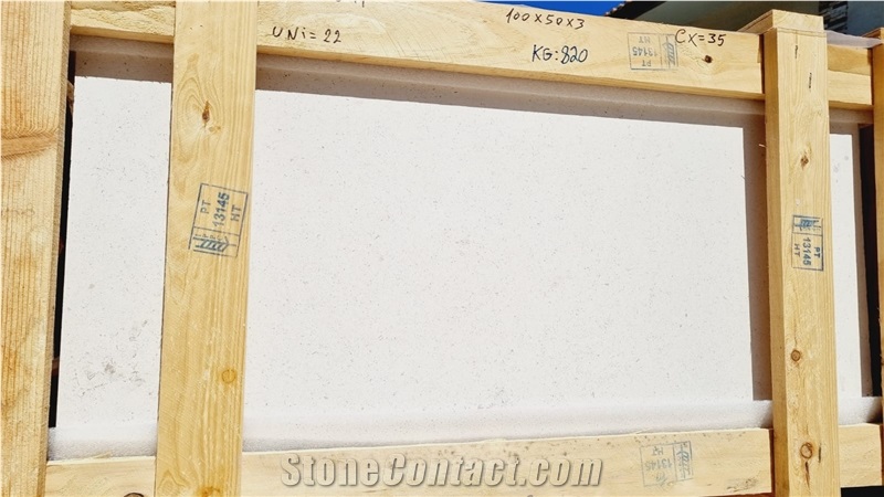 Beige CM Finene Grain Limestone Tiles, Slabs