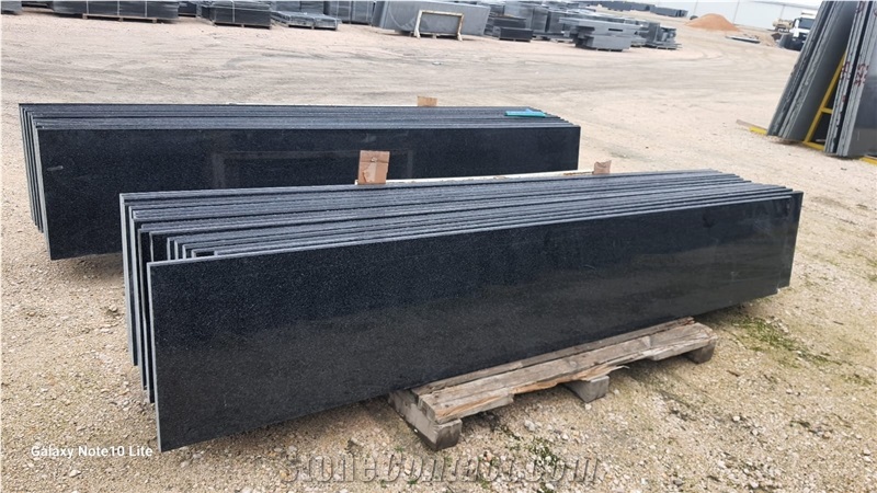 Nero Nebiyan Black Granite Slabs
