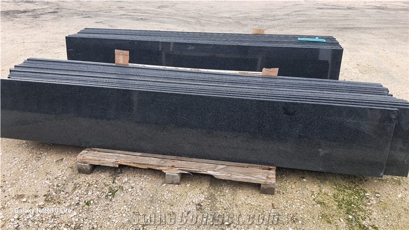 Nero Nebiyan Black Granite Slabs