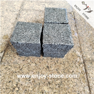 Sesame Grey Granite Cobblestone, All Natural Split