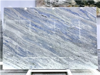 Polished Cristalita Ocean Blue Marble Slabs