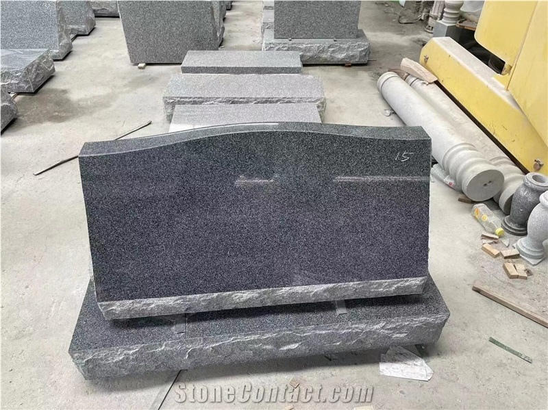 Shanxi Black Granite Tombstone