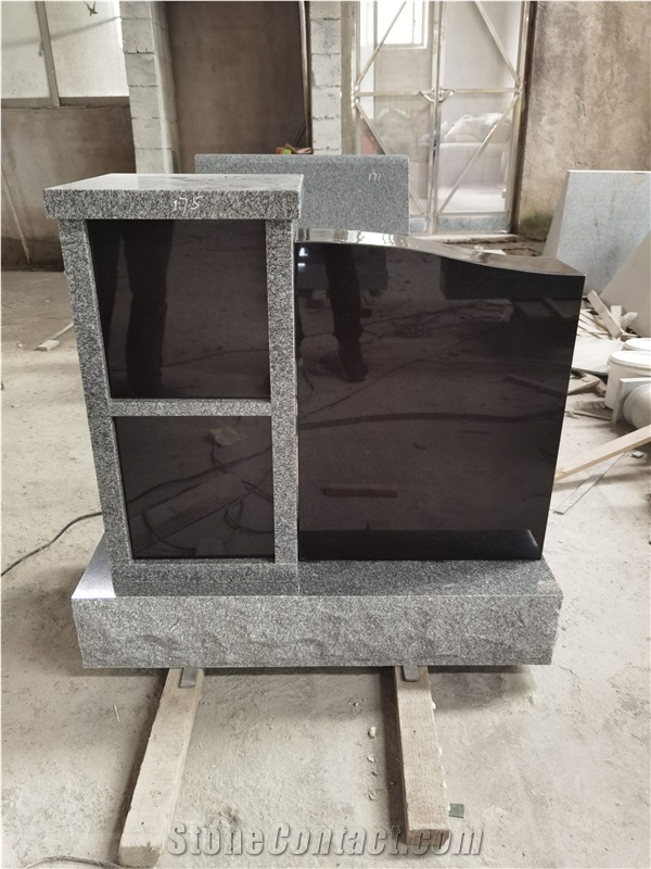 Shanxi Black Granite Tombstone