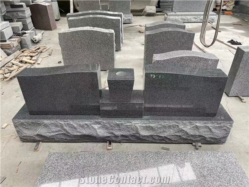 Shanxi Black Granite Tombstone