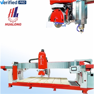 4+1 Axis Bridge Saw Granite And Marble Stone Cutting Machine W/ Router
