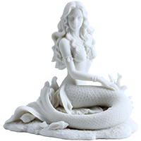 Handcarved White Marble Statue