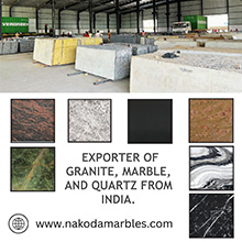 EXPORTER OF GRANITE, MARBLE, AND QUARTZ FROM INDIA