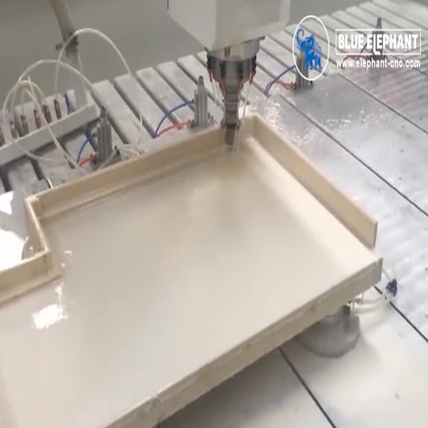 Marble Quartz Granite Cutting Engraving Carving CNC Working Center