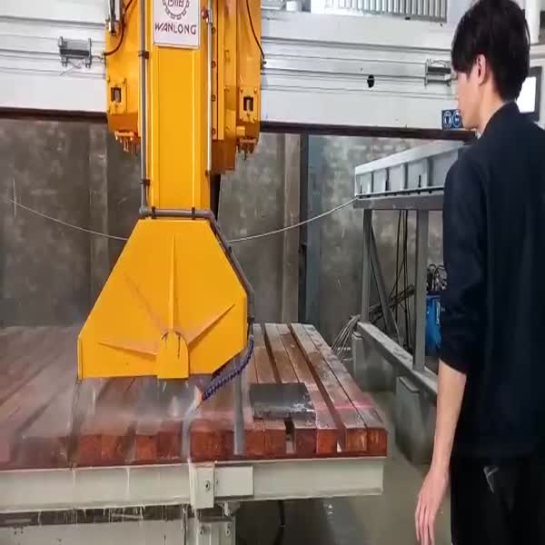 Laser Bridge Stone Cutting Machine Plc-700, CNC Bridge Cutting Machine